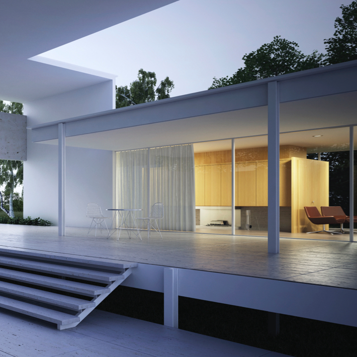 Casa moderna acquistata scegliendo Mutuo Variabile con Cap e Floor CheBanca!